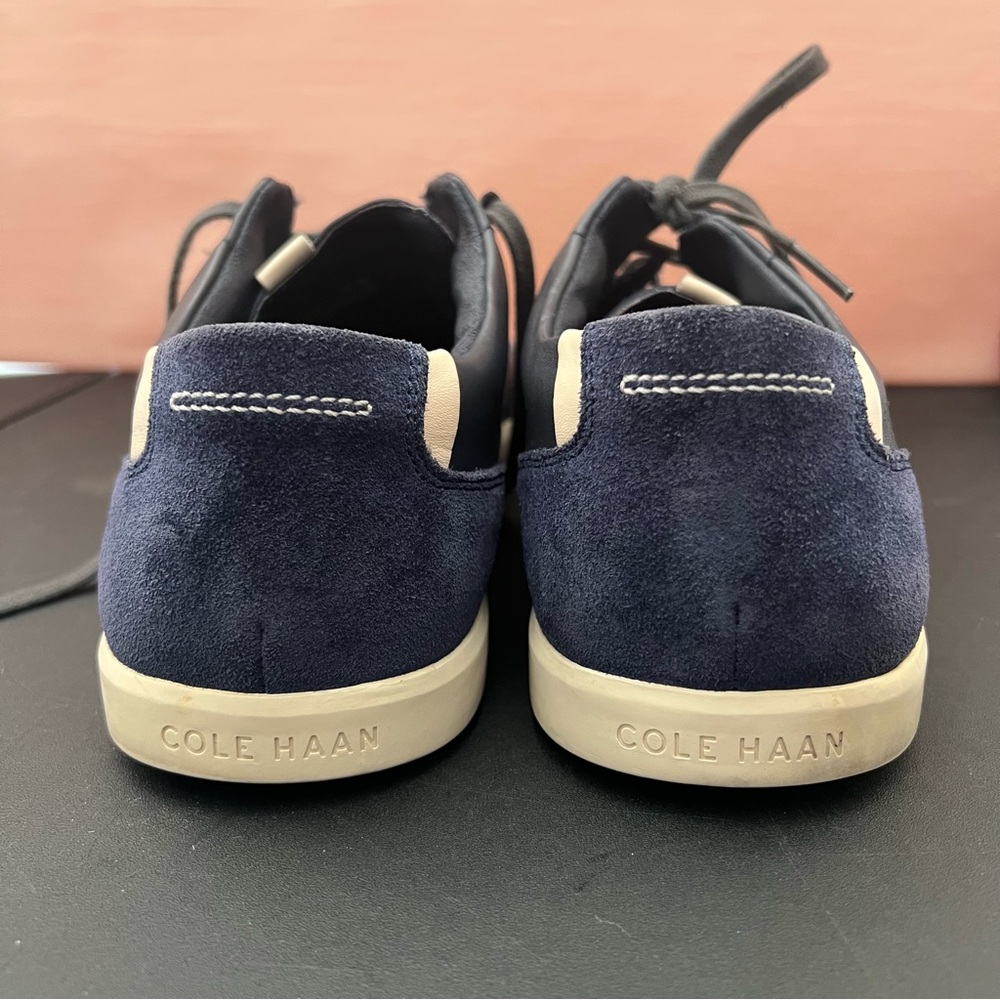 Cole Haan Shoes Mens Size 10 Blue Leather Suede Grand OS Owen Sport Ox C13899 - Picture 5 of 8